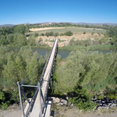 Imatge aèria pont dron